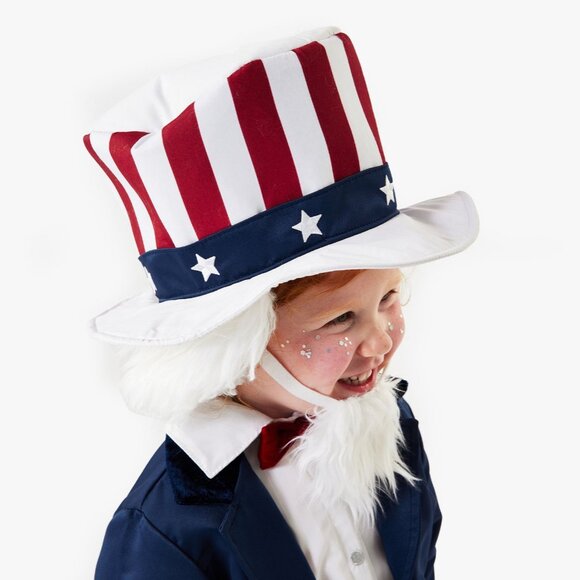 Pottery Barn Uncle Sam Kids Costume 4-6Y - Picture 4 of 14